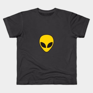 Alien head panel Kids T-Shirt